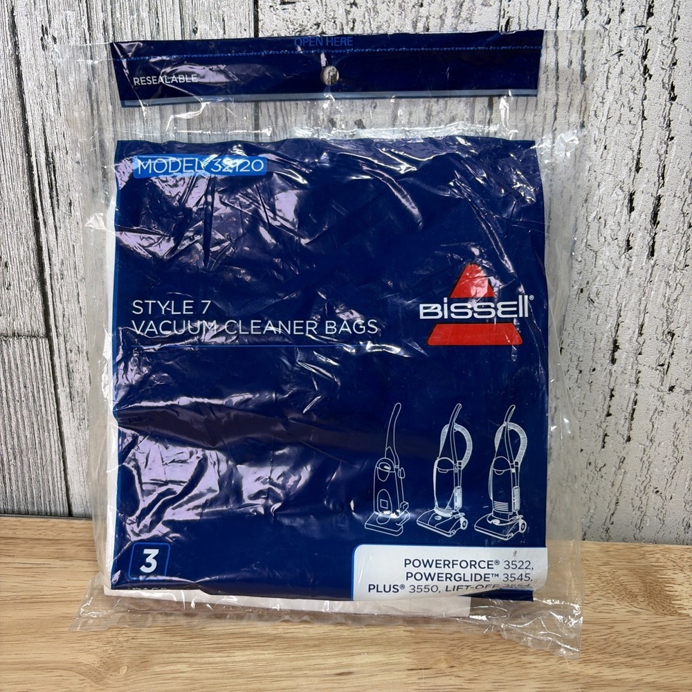 Bissell Style 7 Vacuum Cleaner Bags Model 32120 3-Pack